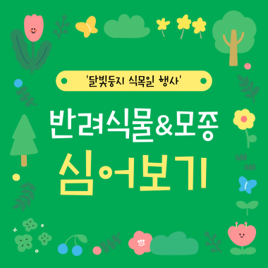[달빛둥지]  식목일 행사 '반려나무&모종심기' 진행