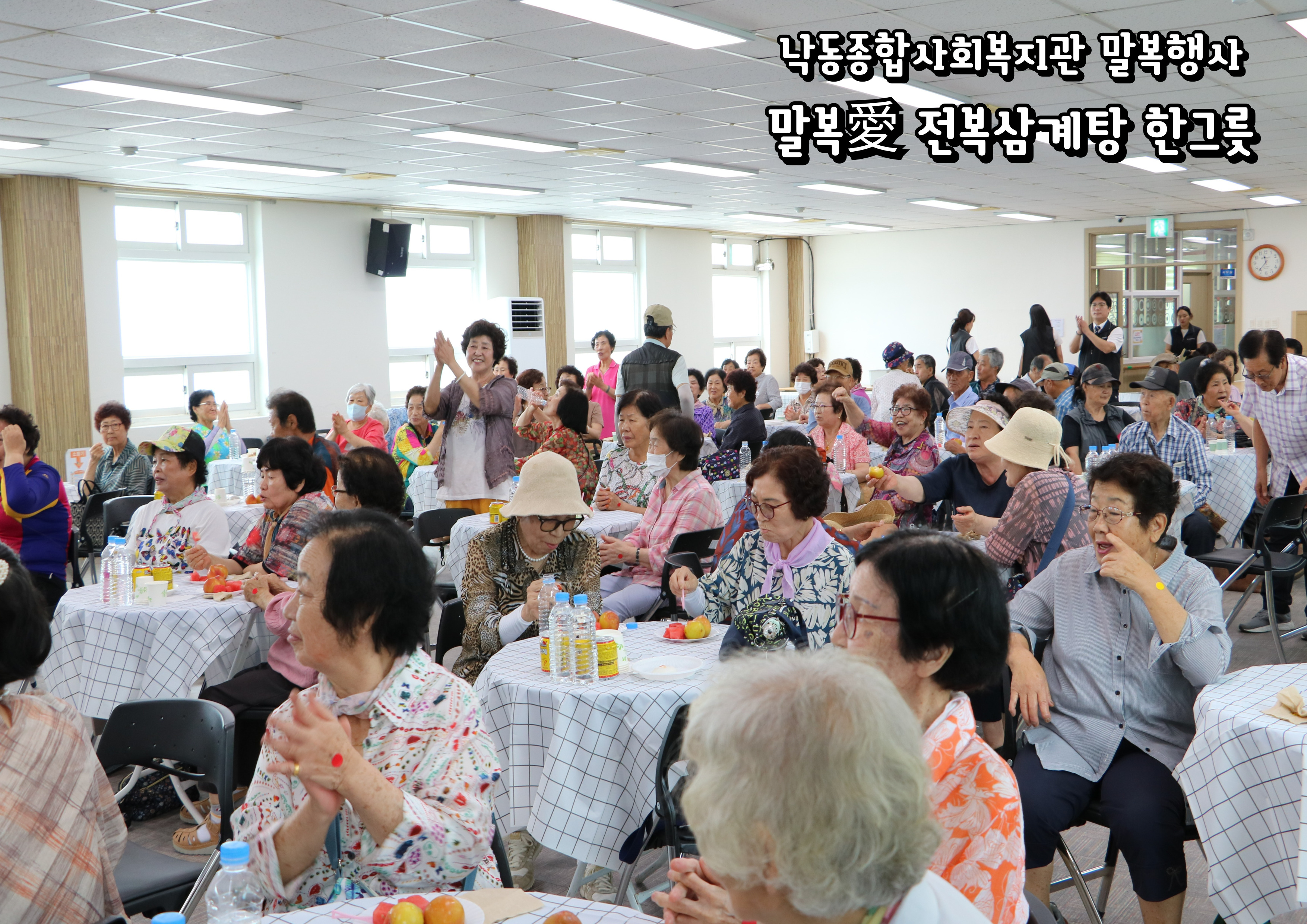 말복행사 말복愛(애) 전복삼계탕 한 그릇